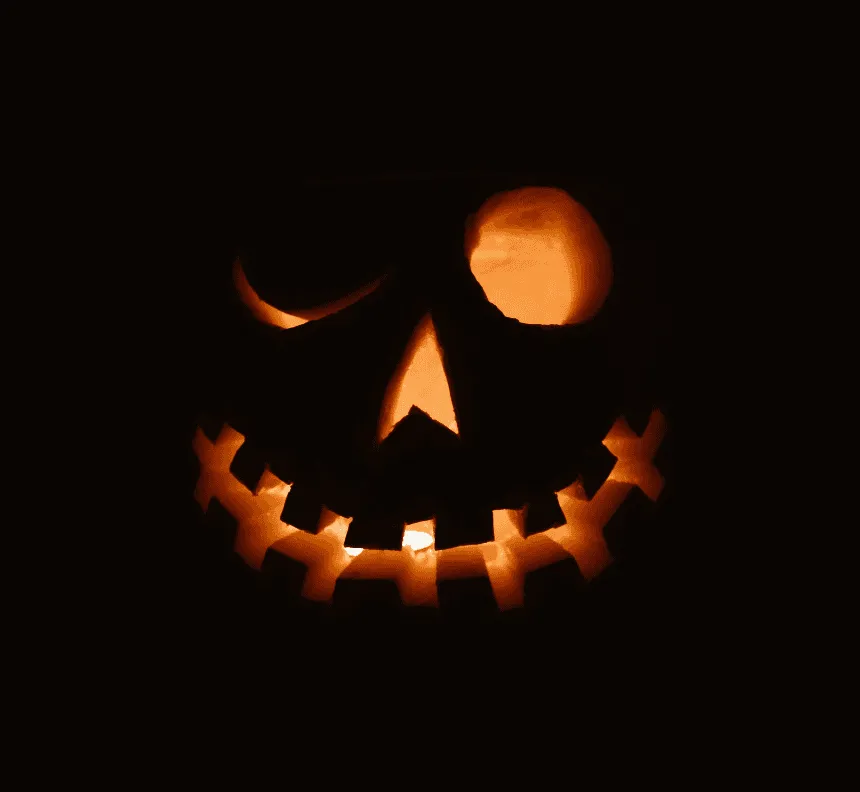 Halloween scary pumpkin