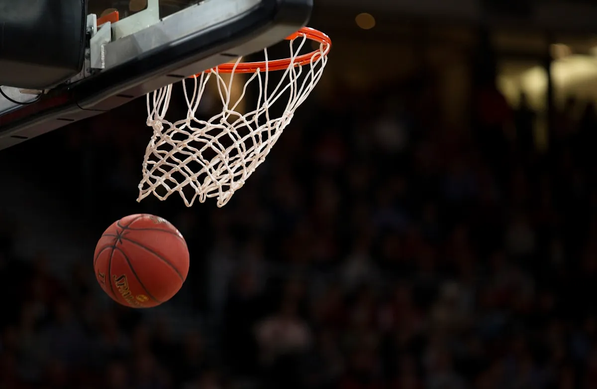 basketball court during game